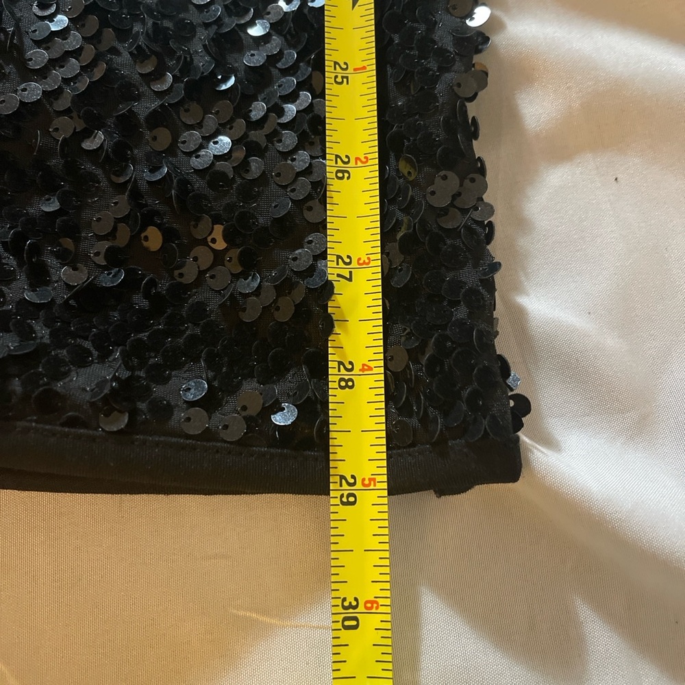 Privately Privileged Black Sequin Mini Dress Illu… - image 6